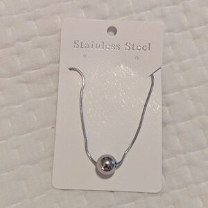 Silver Stainless Steel Necklace